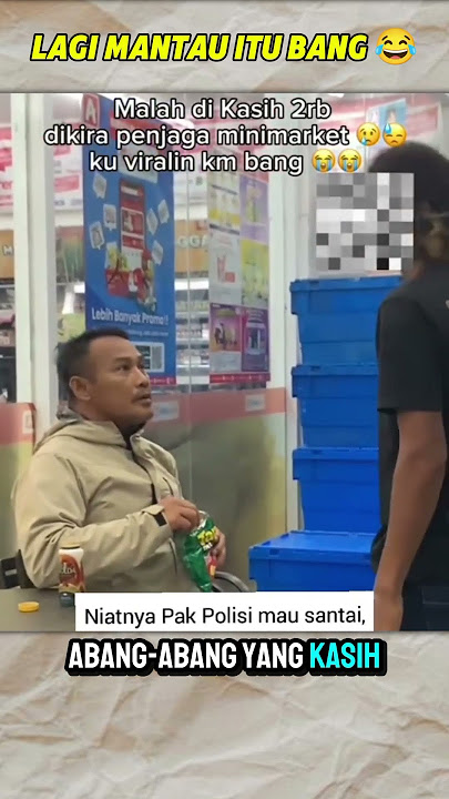 KOCAK BANGET! PAKPOL DI KIRA TUKANG PARKIR 😂