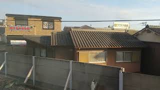 近鉄・新ノ口連絡線の様子（大阪線大和八木駅2階ホームから橿原線へ）※字幕あり