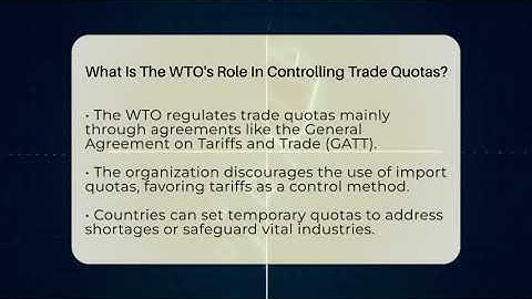 What Is The WTO
