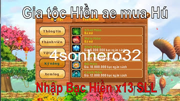 Làng Lá Phiêu Lưu Ký | Rao bán Hộ Gia tộc 2 skill Làng Hiền - Dân cày Ghép Đá Chuẩn bị  | HTC game