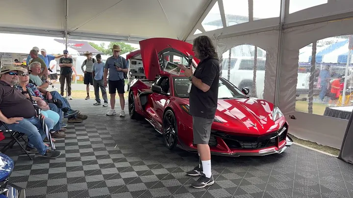 Tech Talk at Corvettes at Carlisle - C8 Z06 Engine...