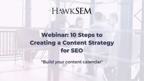 How to Build a Content Calendar - Creating a Content Strategy for SEO