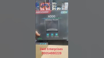 Hikvision Router wr3n available #viralvideo #zaid_enterprises #hikvision #routers