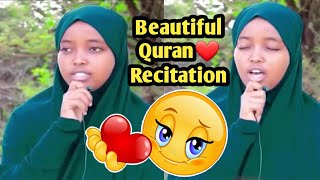 Beautiful And Heart Soothing Quran Recitation By A Somali Girl Viral Quran Recitation Video