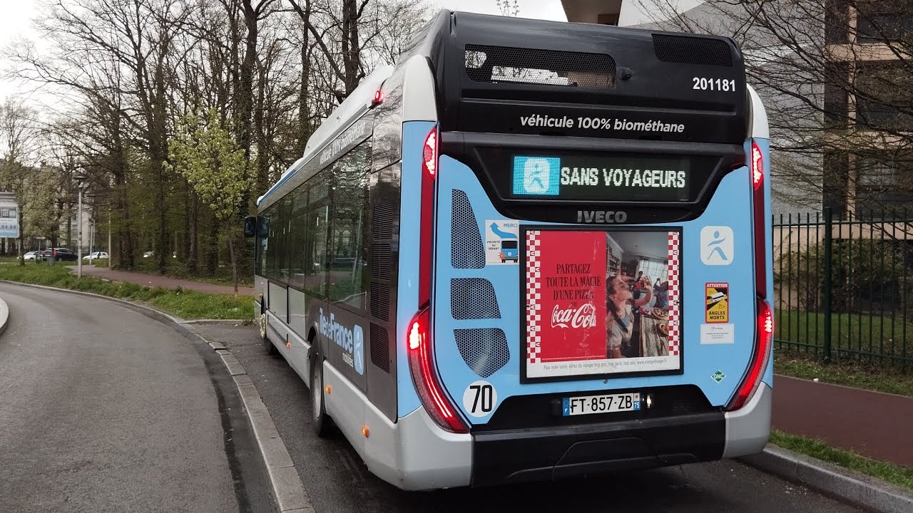 [FULL KICKDOWN] Ligne Tbus1 Transdev NSSD - Urbanway 12 GNV C8 €6 - 201181