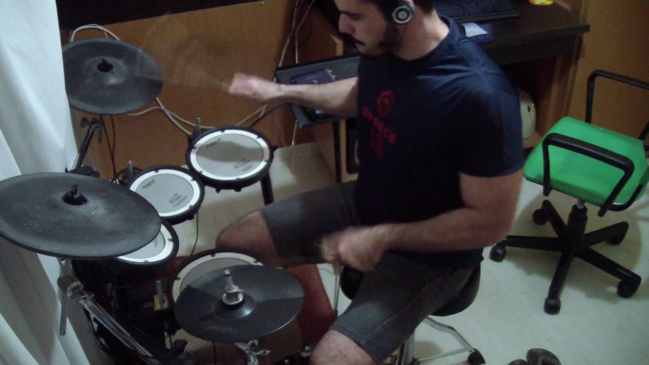 Kraftwerk The Robots Drum cover YouTube