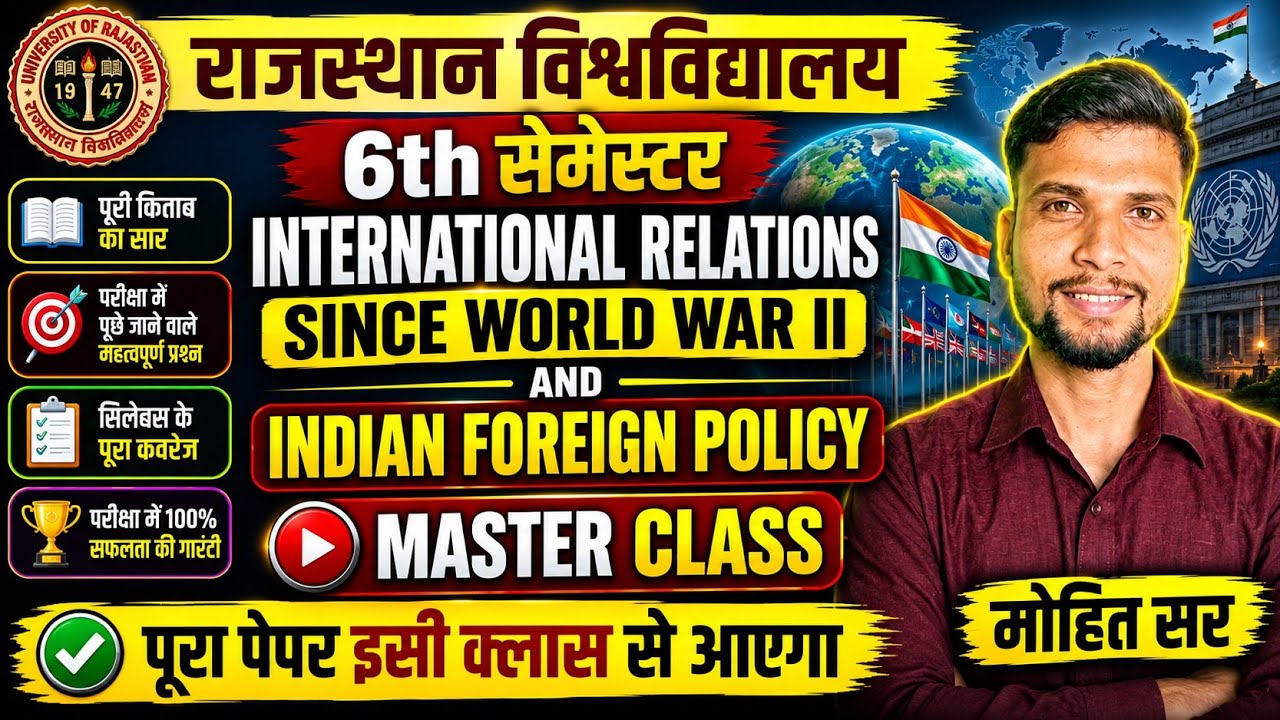 international relations since world war II and indian foreign policy