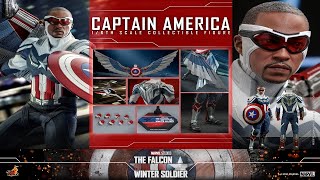 A LOOK AT: The Falcon and The Winter Soldier – Sam Wilson Captain America Figure by Hot Toys