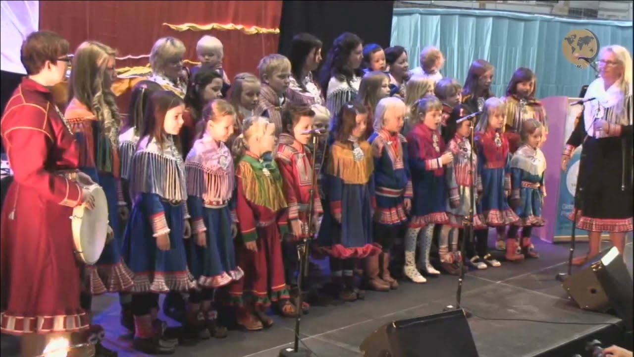Alta Sami Children's Choir, Global Indigenous Preparatory Conference, June 2013