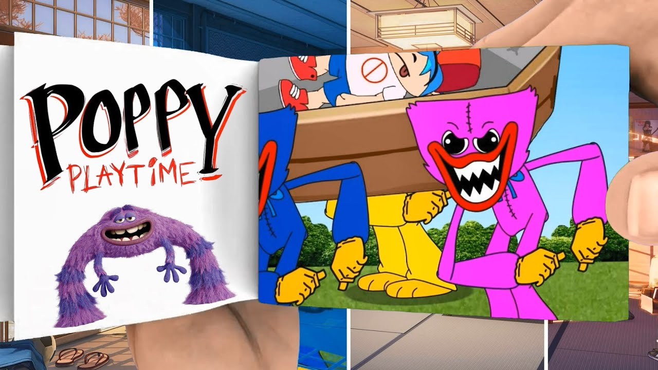 Siren Head + Lego = ??? Poppy Playtime Flipbook Animation YouTube