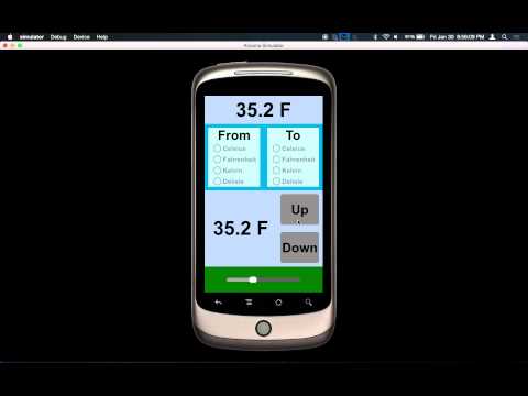 Quick Temperature Conversion App Walkthrough