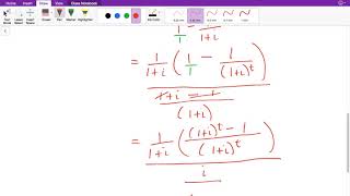 Financial Maths Proof 2017 P1 Q8a