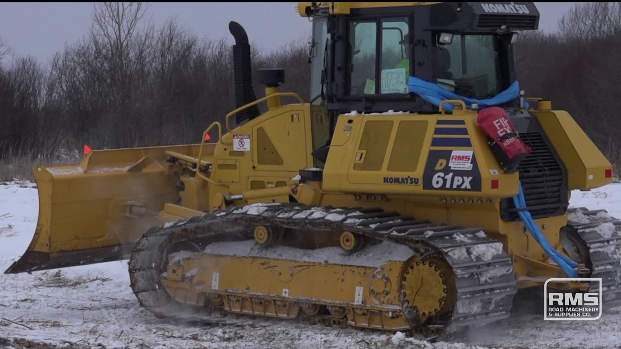 Frost Road Construction Komatsu D61PX Dozer - Northern Clearing, Inc. - Road Machinery & Supplies