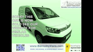 2021 21 CITROEN BERLINGO 1.5HDI 650 ENTERPRISE M SWB EURO 6 ONLY 43K BARNSLEY VANS U5206