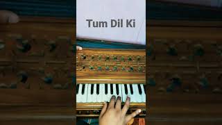 Tum Dil Ki Dhadkan Mein #shorts | तुम दिल की धड़कन में | Harmonium Notes