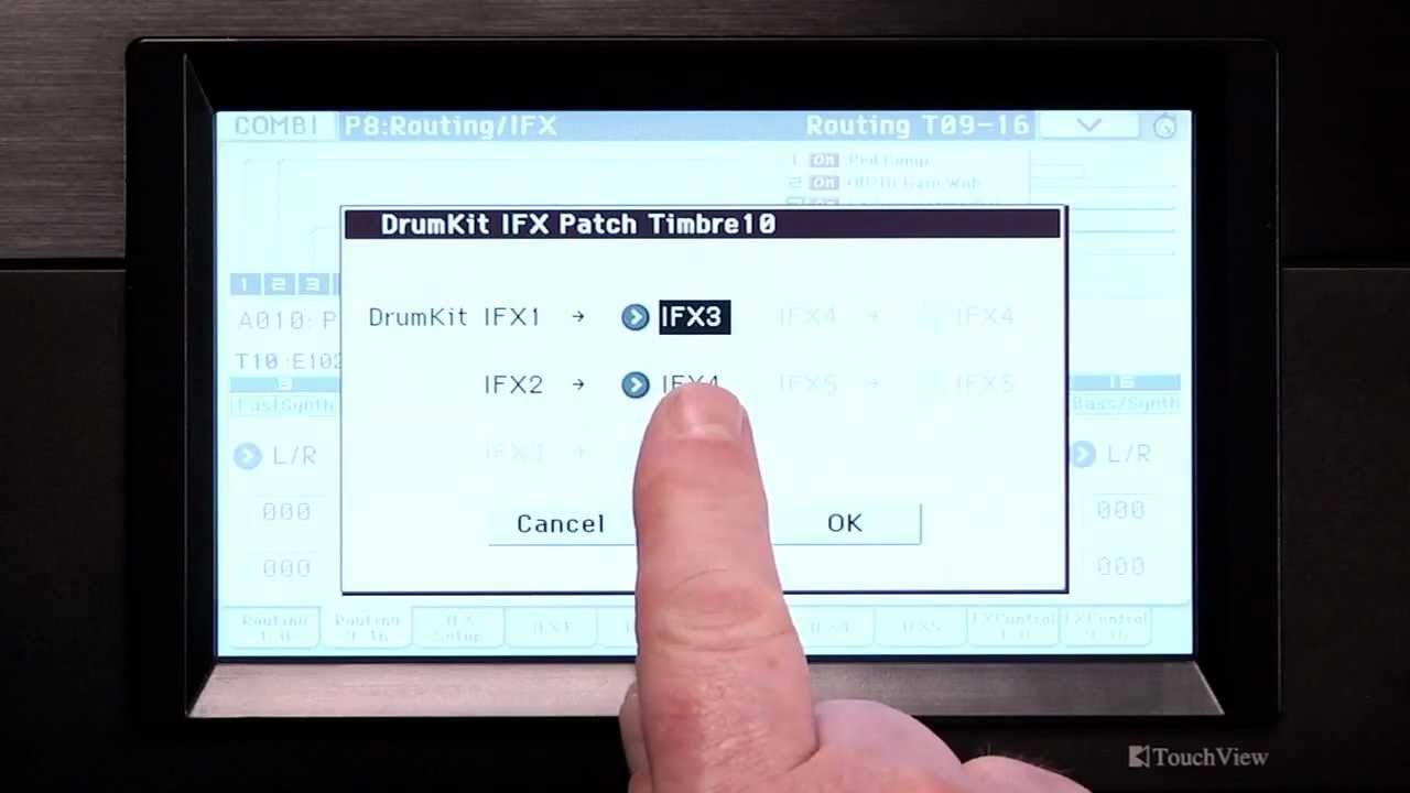 3 - Video Manual KORG KROME - Combinación