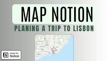 Map in Notion: trip plan, pins, colors — all on a single map