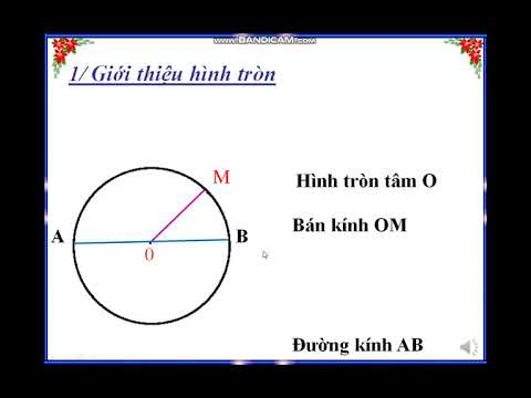 Toán-Tuần 22-Bài hình tròn, tâm, đường kính, bán kính .