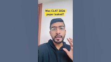 CLAT 2026 Paper Leaked? #shorts