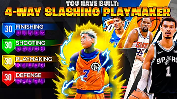 4-WAY SLASHING PLAYMAKER BUILD is the NEW BEST BUILD on NBA2K24(does everything)