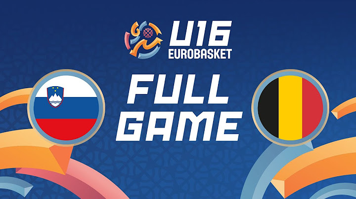 Group Phase | Slovenia v Belgium | Full Basketball Game | FIBA U16 Women's EuroBasket 2024