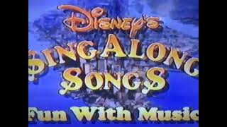 Closing To Disney Sing Along Songs Fun With Music 1989 Vhs