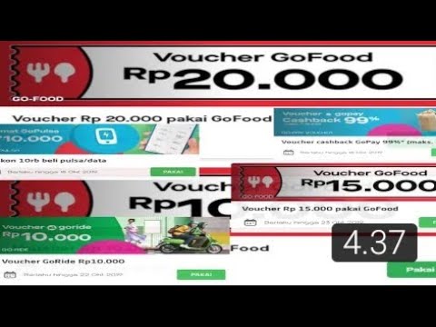 Tutorial Mendapatkan Voucher Go Food Diskon 25k 20X dan Diskon 15k 20X