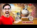 24 Hours in Cement Mixing Machine Challenge😱 क्या मैं इस मशीन में 24 घंटे बिता पाउँगा