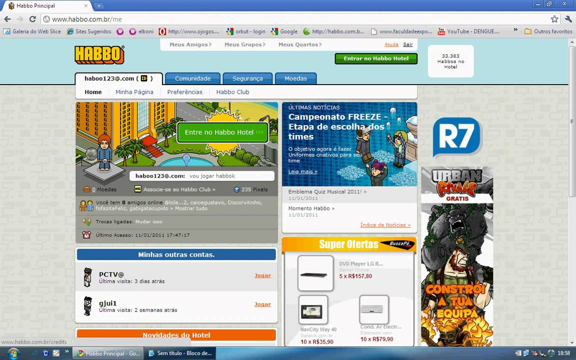 video aula de ter infinitas moedas no habbo