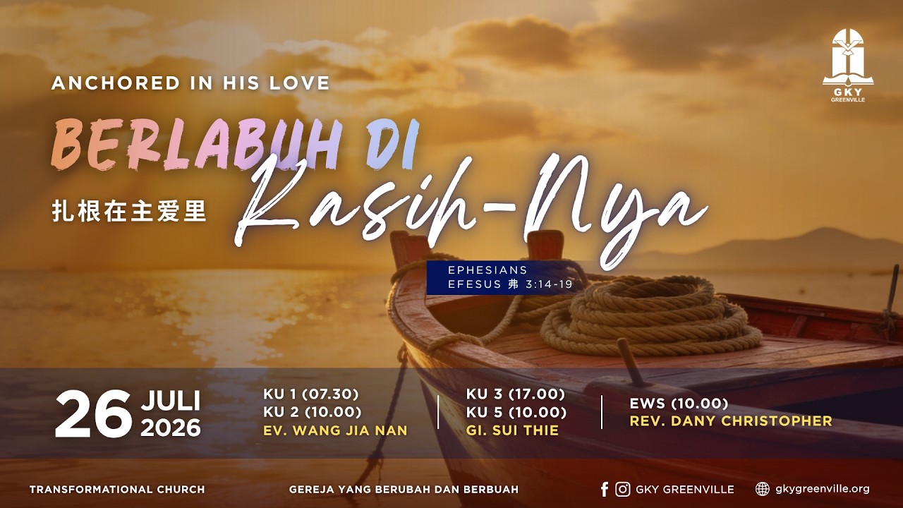 Kebaktian Umum 5 GKY Greenville - 26 Juli 2026