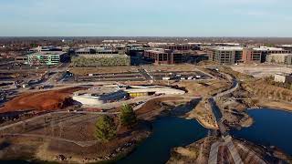 Walmart Headquarters in Bentonville, Arkansas | Drone Aerial 4K Screensaver 