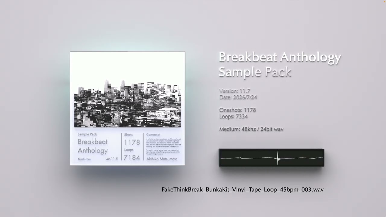 Guarda Breakbeat Anthology (Sample Pack) ver.11.7 Additional Loops su YouTube Guarda Breakbeat Anthology (Sample Pack) ver.11.7 Additional Loops su YouTube