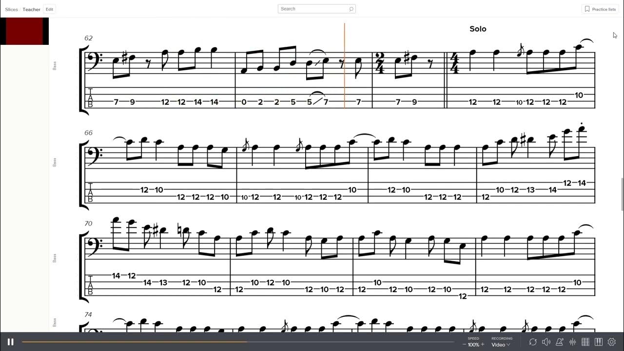 Jethro Tull - Teacher Bass Tabs Jethro Tull - Teacher Bass Tabs