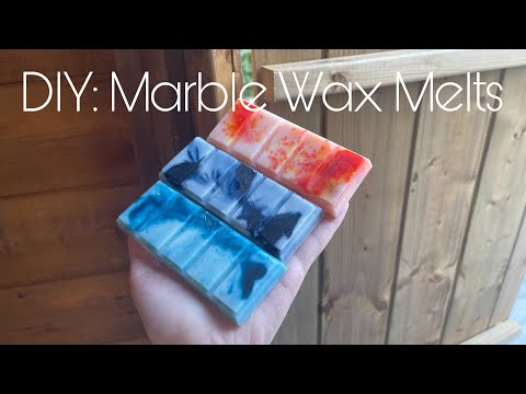 DIY: Marble/ Tie-Dye Wax Melts