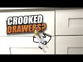 HOW TO STRAIGHTEN CROOKED DRAWERS FOR GOOD!!!