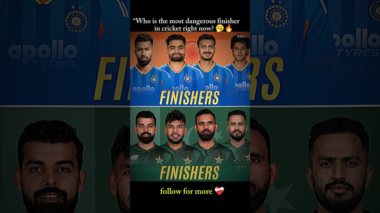 👉 Most Dangerous Finishers in Cricket Right Now 🔥 India vs Pakistan Debate