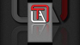 T A Text logo Design in illustrator | Vector Logo  | Graphic Design illustrator vce  logodesign