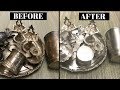 How to Clean/ Polish Silver Pooja items at Home|| Clean Silver items/things || Polish silver at home