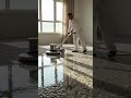 Modern Epoxy Flor with River Stones #construction #interiordesign #homerenovation #epoxyfloor