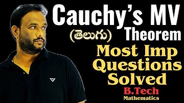 Important Questions on Cauchy