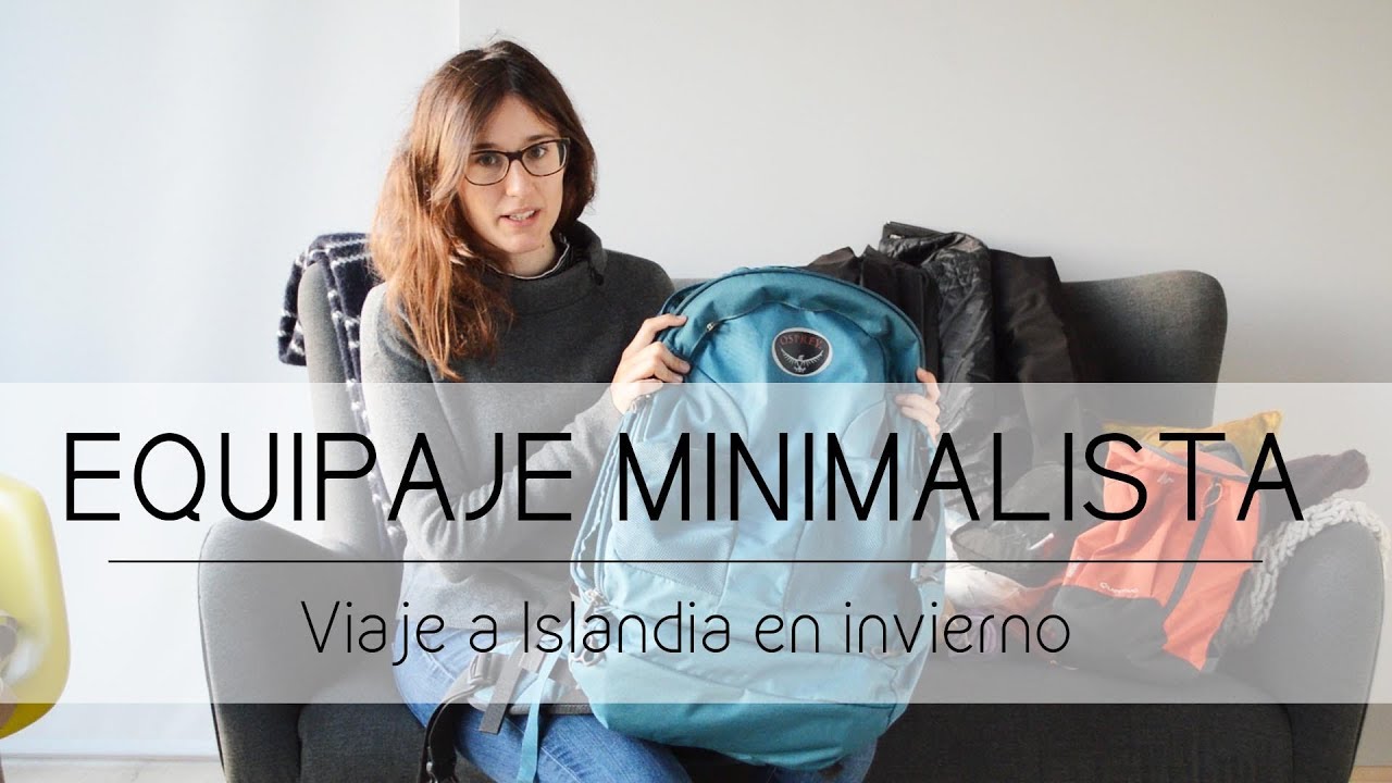 CARRY ON PARA VIAJAR EN INVIERNO, Equipaje de mano minimalista