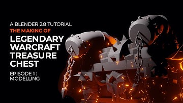 Legendary Treasure Chest - Blender 2.8 Tutorial Series - Modelling Episode