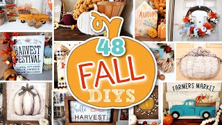 48 FALL DECOR DIYS | Mega Fall Craft Video! | Easy & Budget-Friendly Fall Decor DIY Ideas For 2021