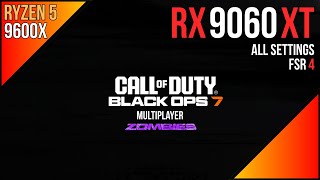 RX 9060 XT 16GB + Ryzen 5 9600X | Black Ops 7 Multiplayer + Zombies | 1440p ULTRA - LOW