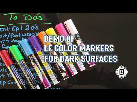Chalk Markers Demo - Write on Glass, Metal, Boards - Erasable! 