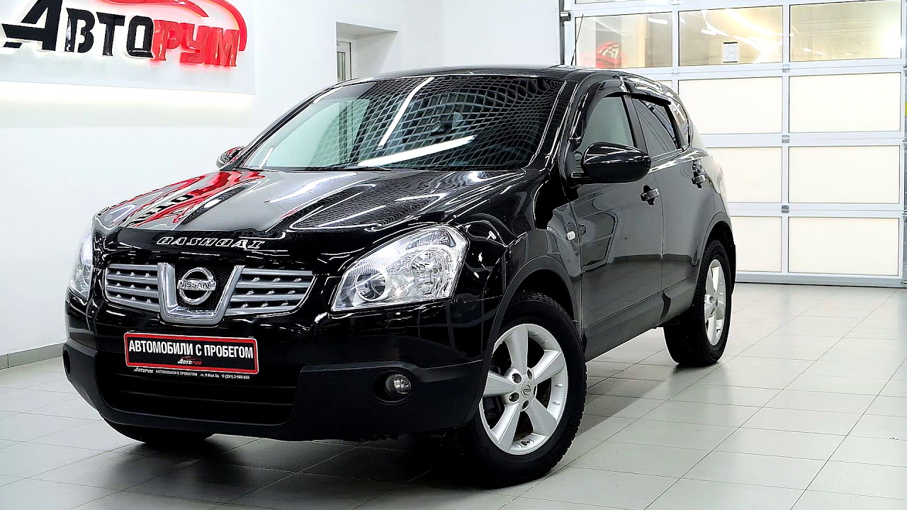 Nissan qashqai 2008 черный