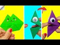 12 Craft ideas with paper 12 Paper toys