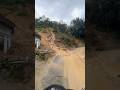 Landslide onto the road #motorcyclelife
