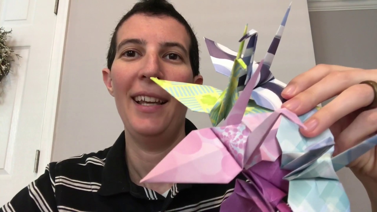 Get Crafty Paper Cranes YouTube