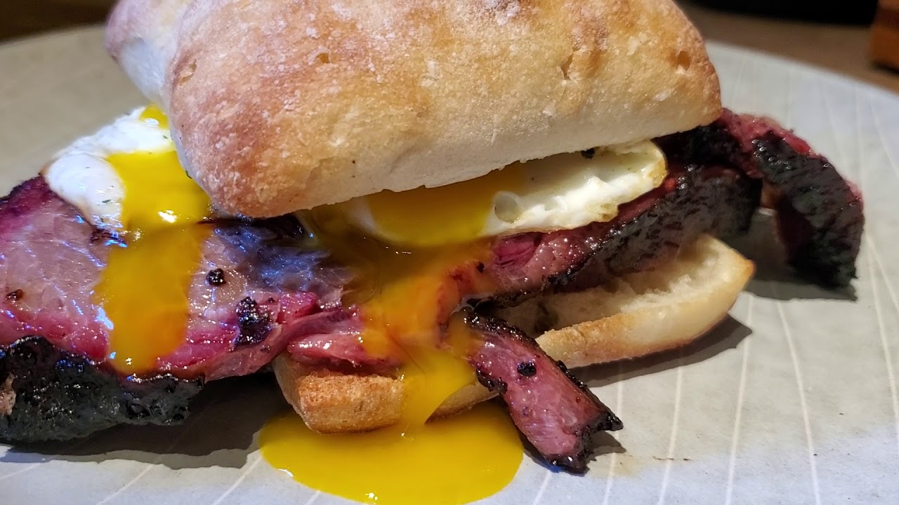 Brisket breakfast sandwich - YouTube